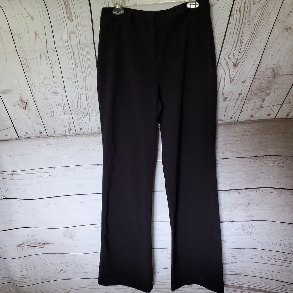 Gloria Vanderbilt women's high rise stretch slacks black size 6